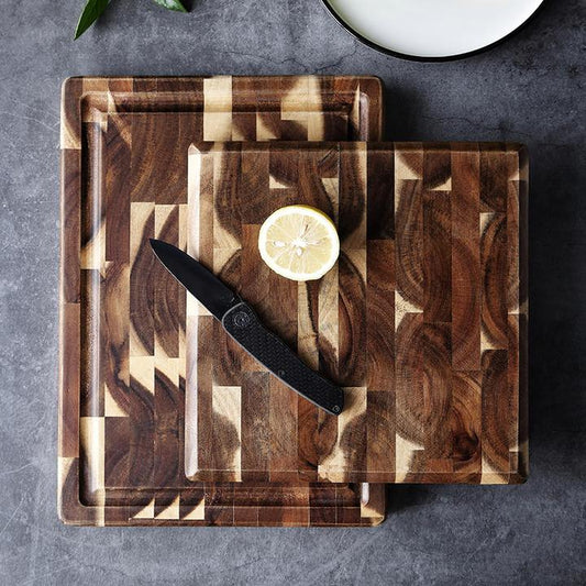 Kitchen Household Parquet Solid Wood Cutting Board - FrawstedCreations