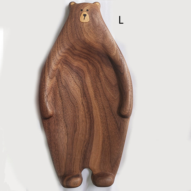 Cute Bear Natural Wooden Cutting Board / Chopping Tray – Peppery Home