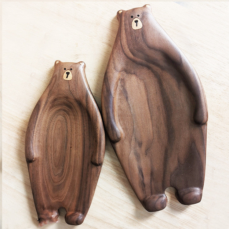 Adorable Bear Serving Board - Wooden - Hand-polished Smooth