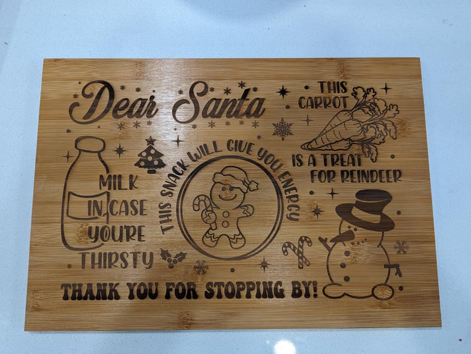 Dear Santa Treats Board - FrawstedCreations