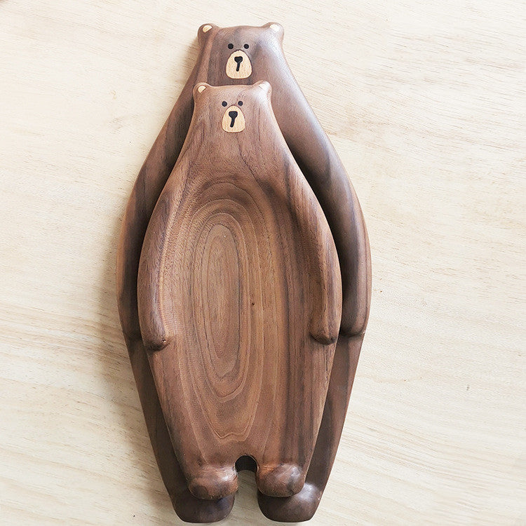 Adorable Bear Serving Board - Wooden - Hand-polished Smooth