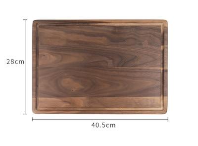 Black Walnut Wood Cutting Board Creative Whole Tray Fruit Chopping Cutting Board Wood Chopping Blocks For Kitchen - FrawstedCreations