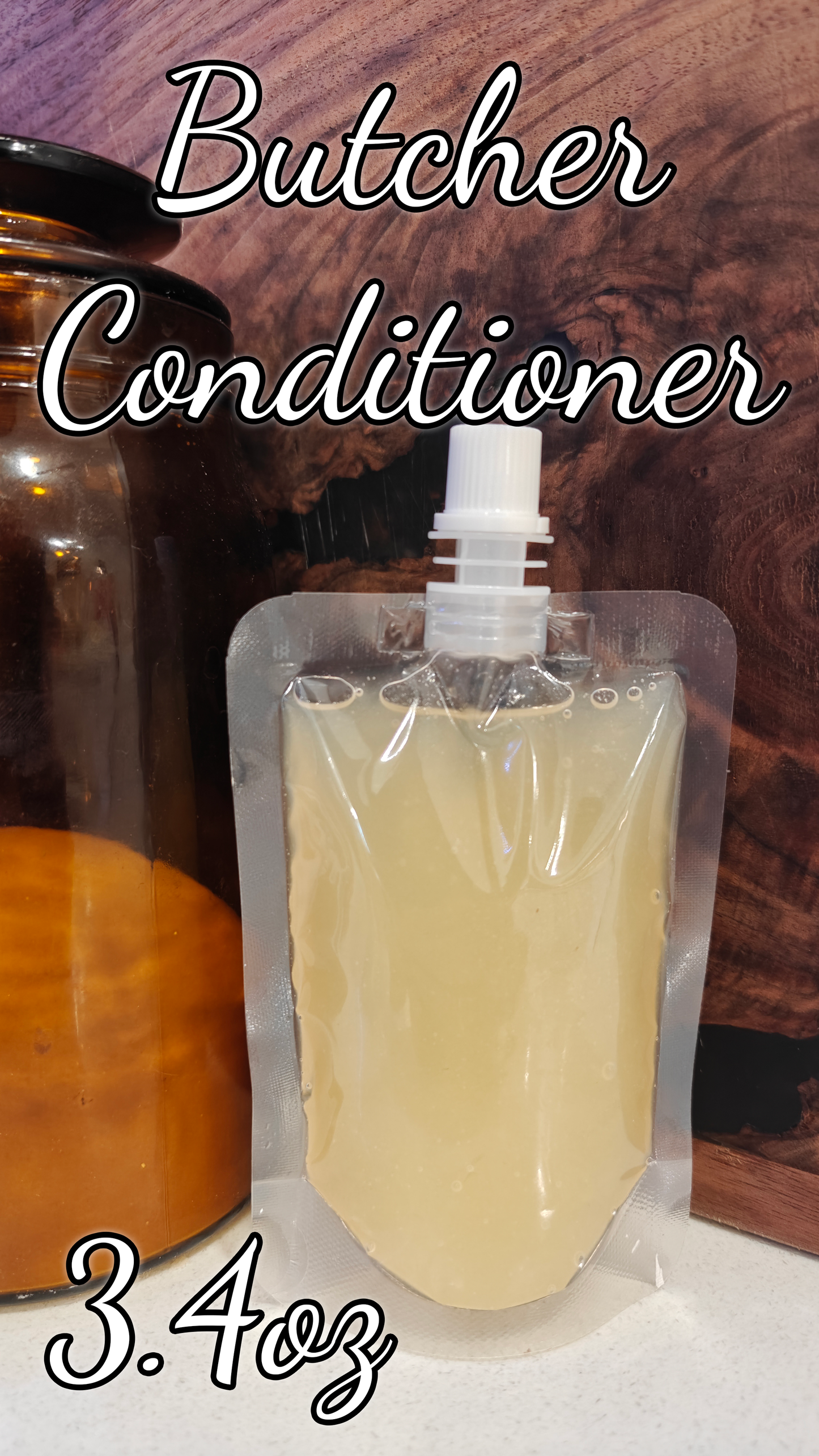 Butcher Block Oil | Conditioner for Cutting Boards | Board Wax | Butcher Conditioner | 3.4oz