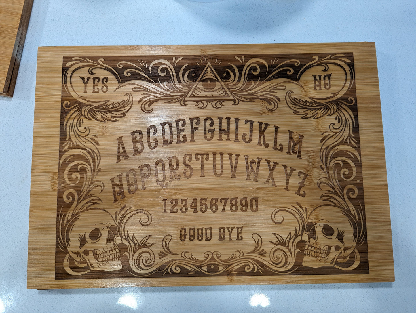 Skull Ouija serving board - FrawstedCreations