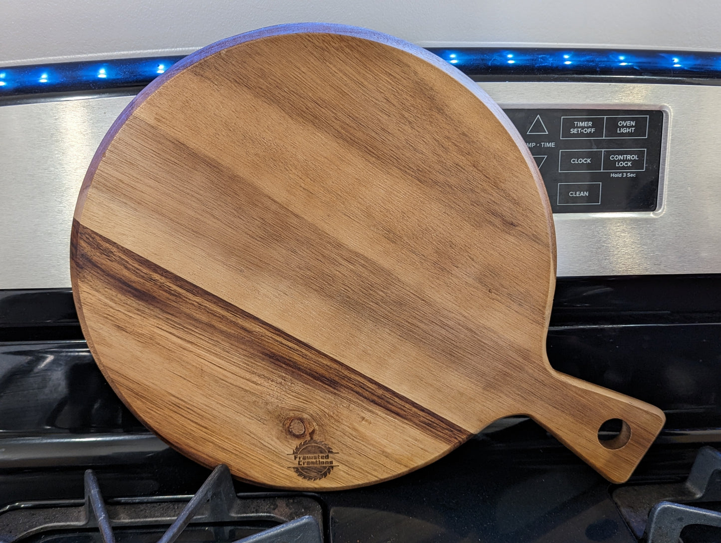 Round Acacia Charcuterie Serving Board - FrawstedCreations