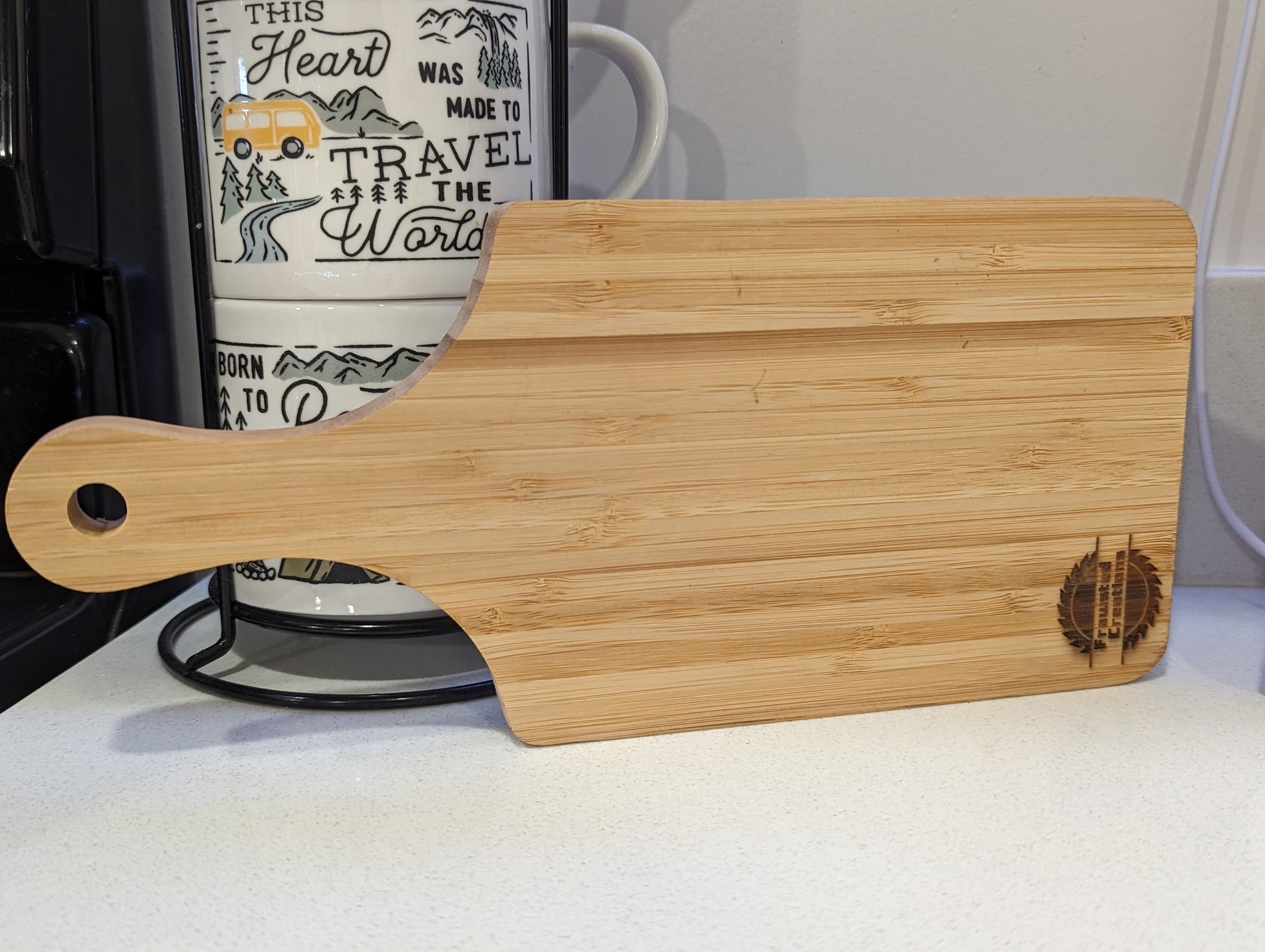 Small Charcuterie Definition Bamboo Serving Board - FrawstedCreations