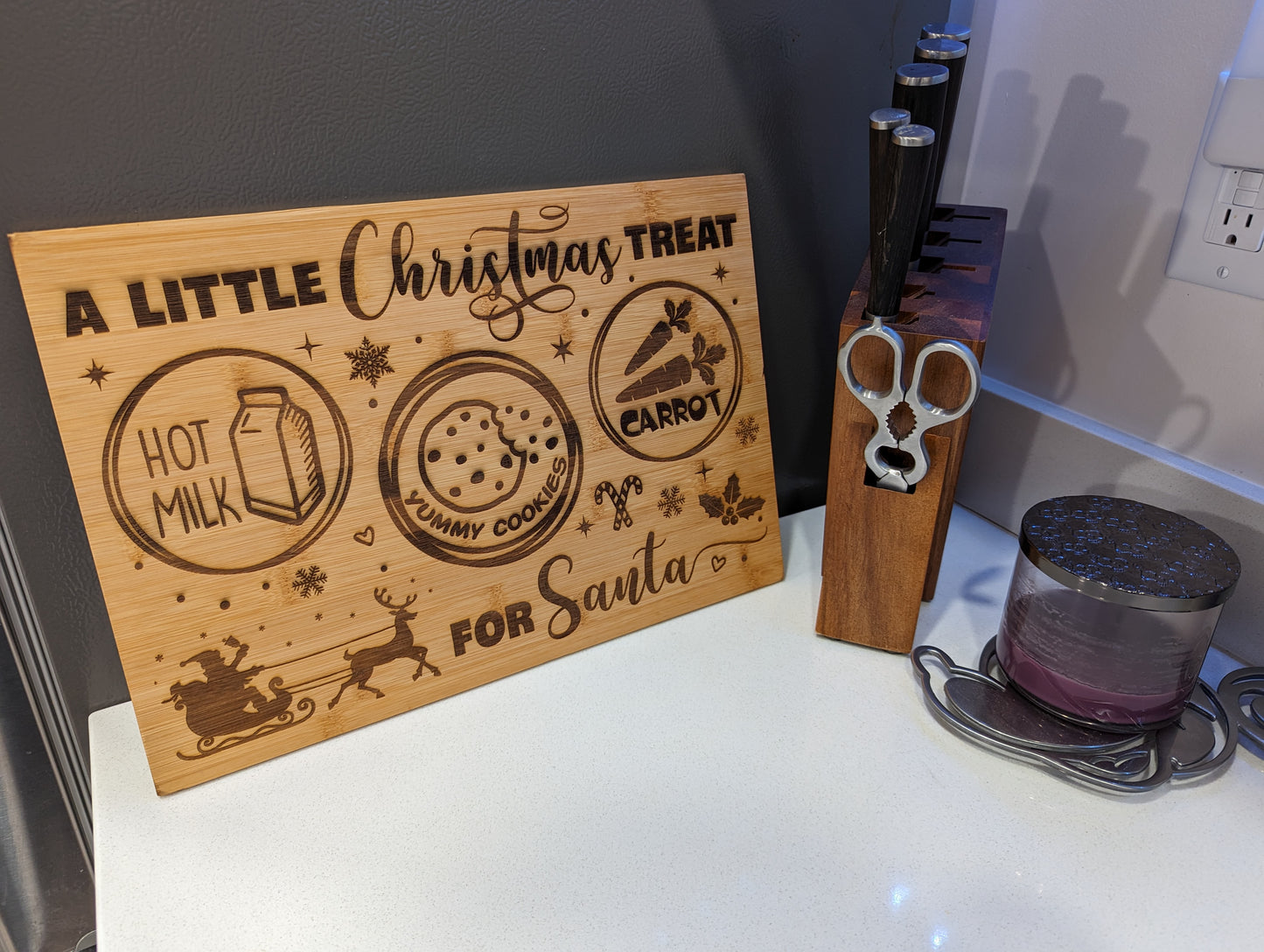 A little Christmas Treat Serving Board - FrawstedCreations