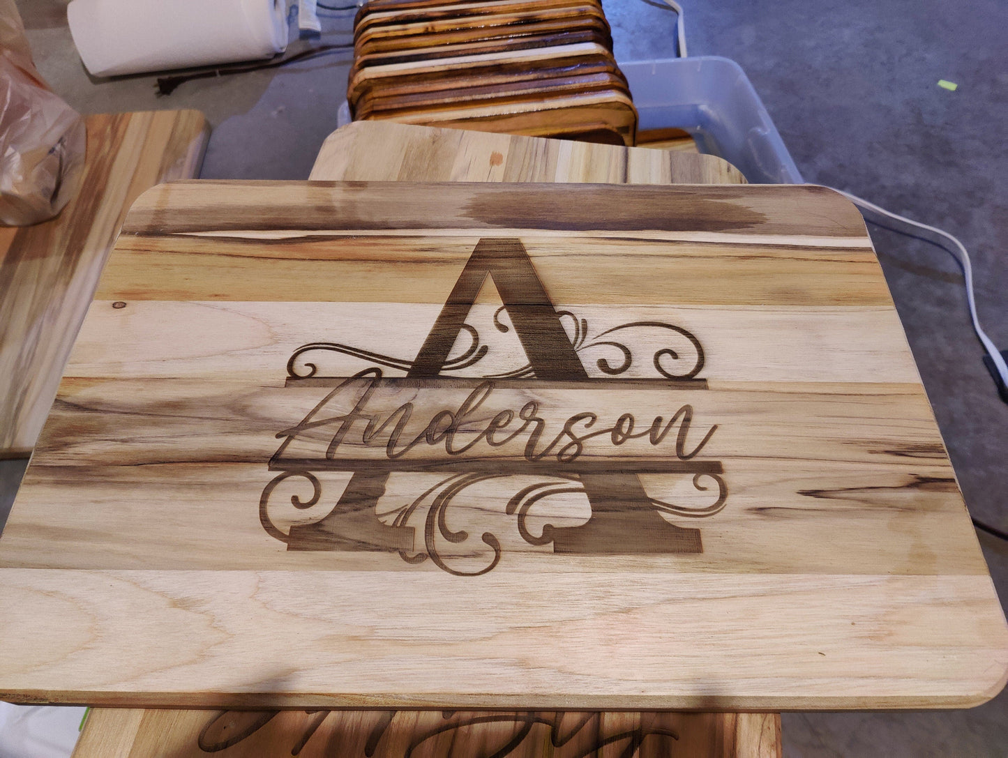 Custom Cutting Board | Realtor Closing Gift | Cheese Board Platter | Wedding Gift | Juice Groove Board | Wood Charcuterie Board - FrawstedCreations